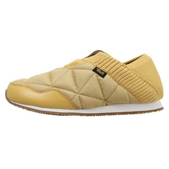 TEVA ReEmber Moc Waterproof Outdoor Slip on Hiking Sneaker Honey Gold Size 5 - Picture 3 of 7